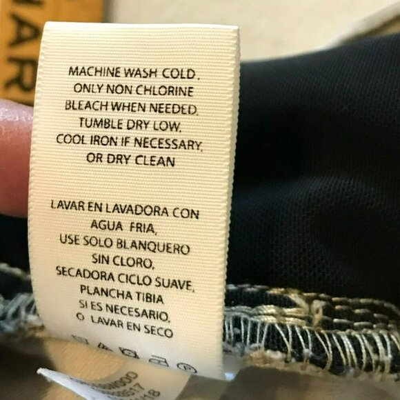 Bass Cropped Pants 5-Pocket Stretch Waist Cotton Blend Khaki Tan Women's Size 6 - Picture 13 of 16